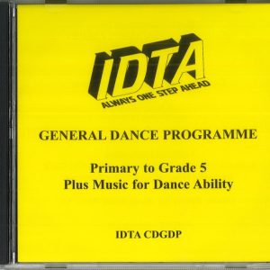 GENERAL DANCE PROGRAMME - ALL GRADES & ABILITIES CD.