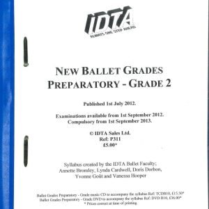 BALLET GRADES PREPARATORY - GRADE 2 SYLLABUS NOTES