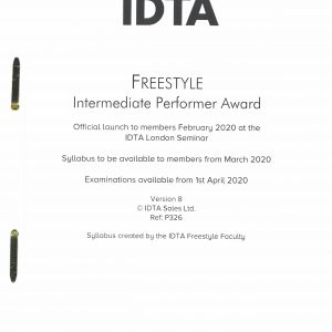 Freestyle Intermediate Performer Award
