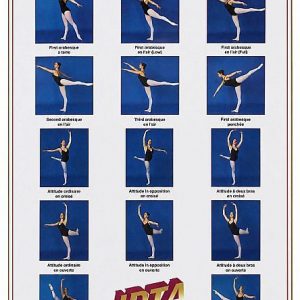 Ballet Attitudes & Arabesques Poster