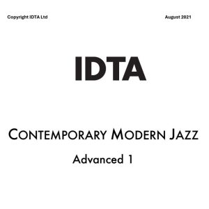 CONTEMPORARY MODERN JAZZ ADVANCED 1 SYLLABUS NOTES - DIGITAL DOWNLOAD